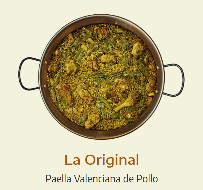 Comida Sábado 18 (Menú Paella)